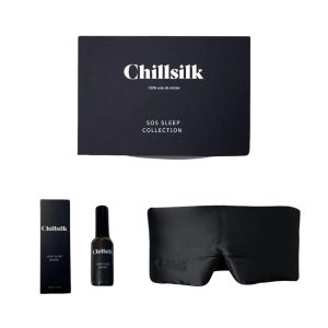 Coffret bandeau de nuit en soie de mûrier + brume - Chillsilk
